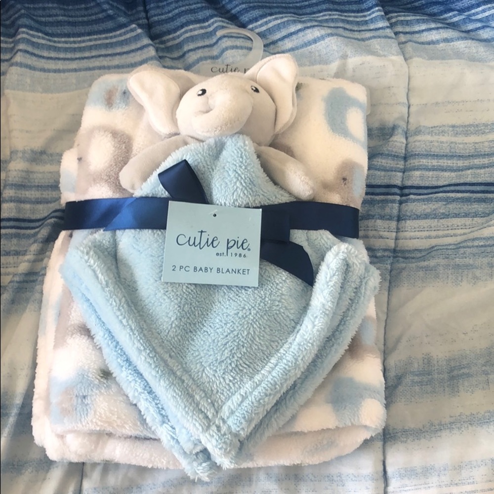 2 pc baby blanket BRAND NEW